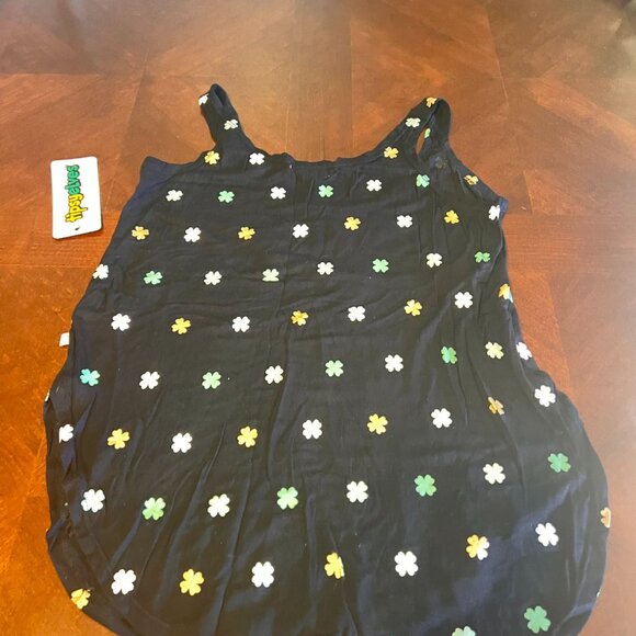 Lucky Brand Clover Print Womens Tank Top st patrick by tipsy elves - Picture 4 of 4